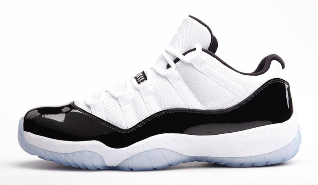 Nike Air Jordan 11 Low White and Black